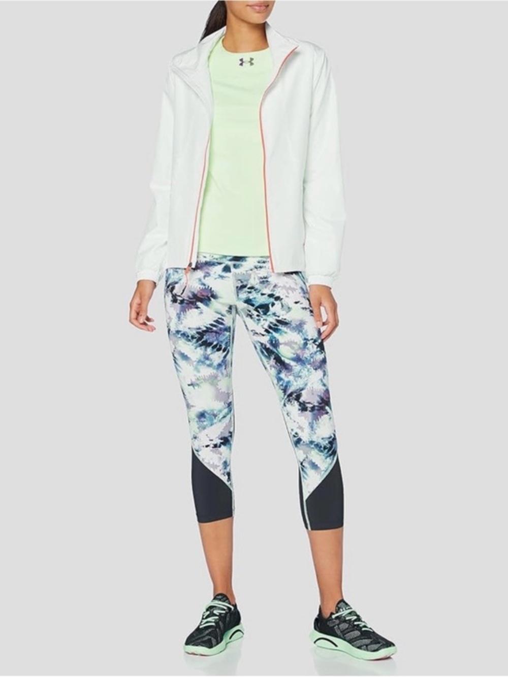 NWT Under Armour Fly Fast Printed Women’s Running Crop Tights Size XS